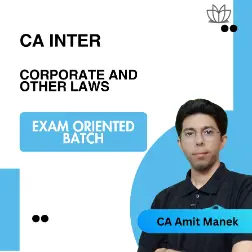 CA Inter Corporate Law - Exam Oriented Batch (CA A…